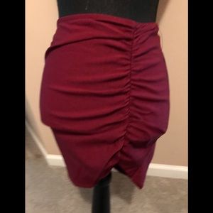 Blue Blush tulip mini skirt